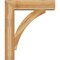 Ekena Millwork Thorton Block Rough Sawn Bracket w/ Offset Brace, Western Red Cedar, 8"W x 32"D x 38"H BKT0806X32X38THR05RWR - alternate 2